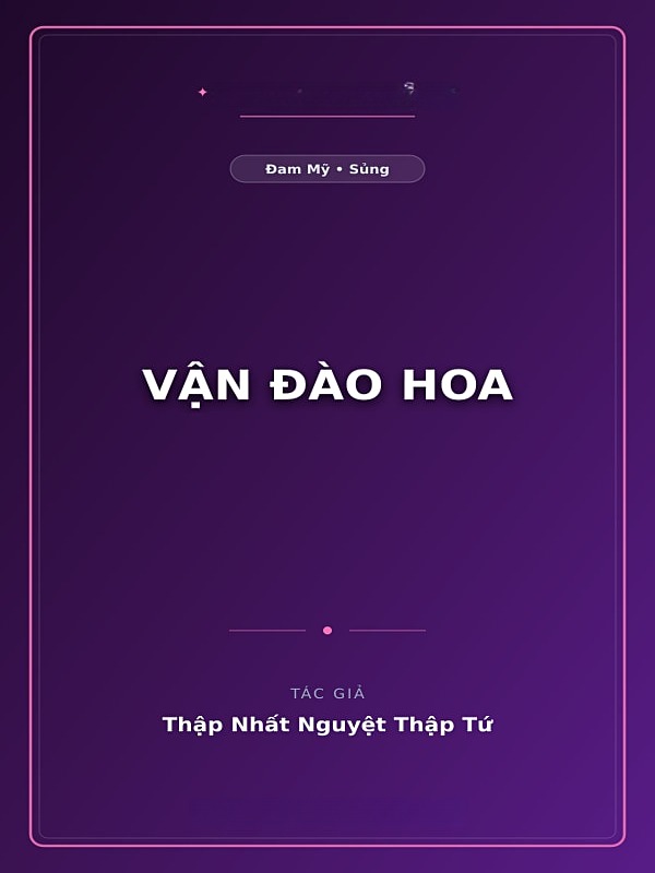 Bìa truyện Vận Đào Hoa