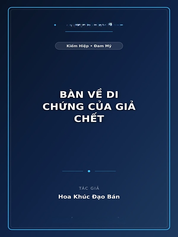 Bìa truyện Bàn Về Di Chứng Của Giả Chết