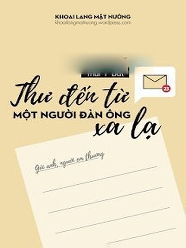 Bìa truyện Thư Đến Từ Một Người Đàn Ông Xa Lạ
