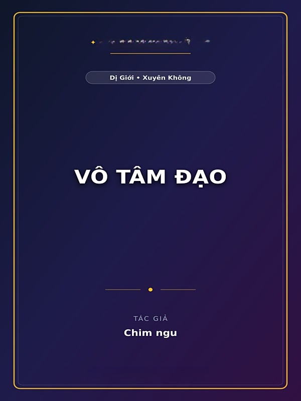Bìa truyện Vô Tâm Đạo