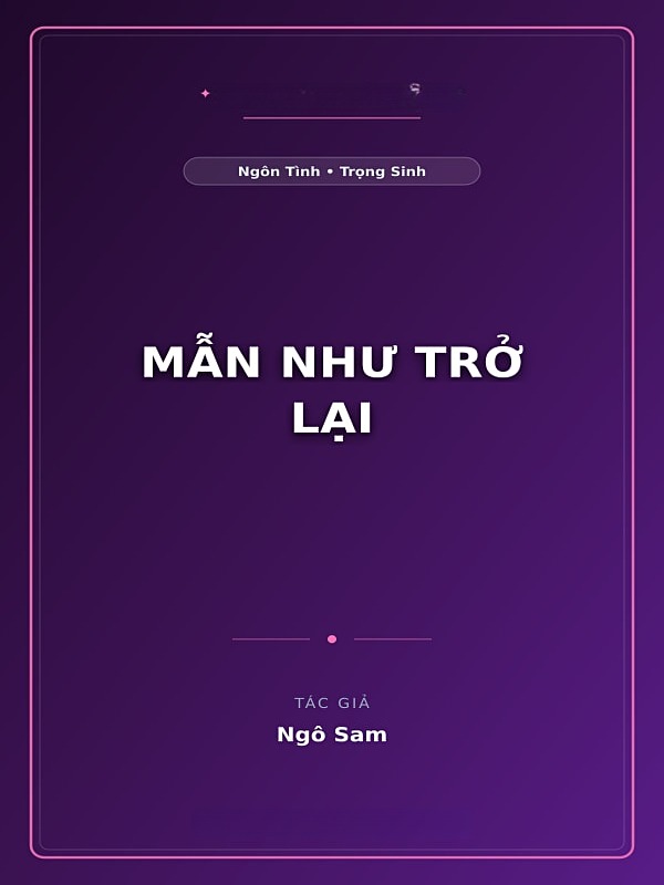 Bìa truyện Mẫn Như Trở Lại
