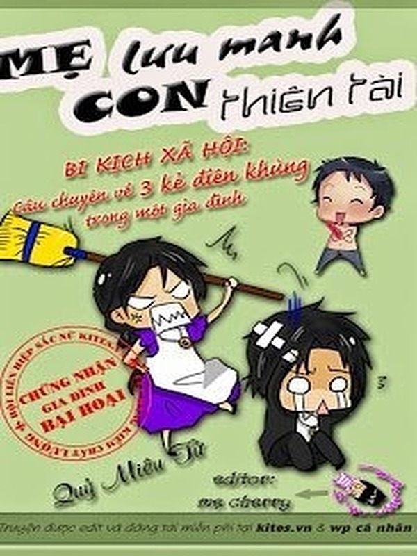 Bìa truyện Mẹ Lưu Manh Con Thiên Tài