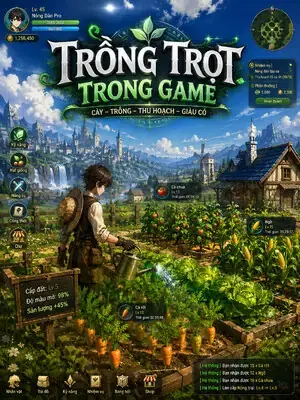 Bìa truyện Trồng Trọt Trong Game
