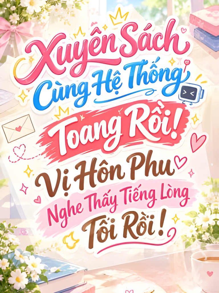 Xuyên Sách Cùng Hệ Thống, Toang Rồi! Vị Hôn Phu Nghe Thấy Tiếng Lòng Tôi Rồi!